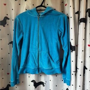 Blue Zip-Up Hoodie